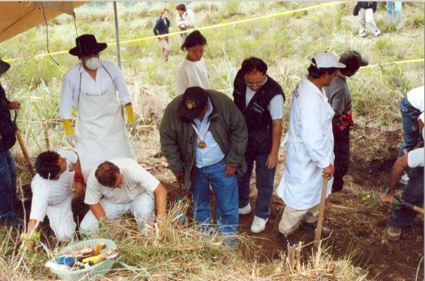Exhumacion de Restos en Chuschi