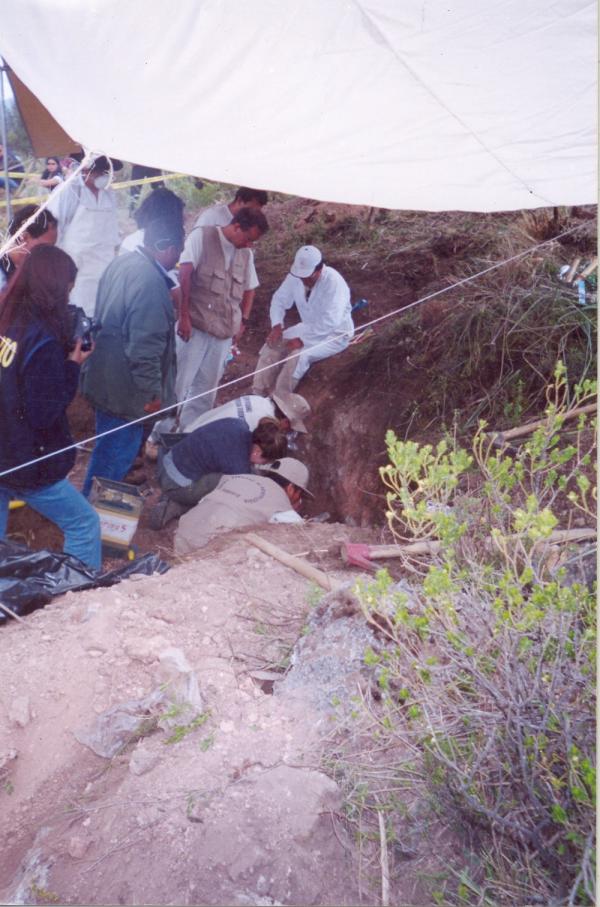 Exhumacion de Restos en Chuschi
