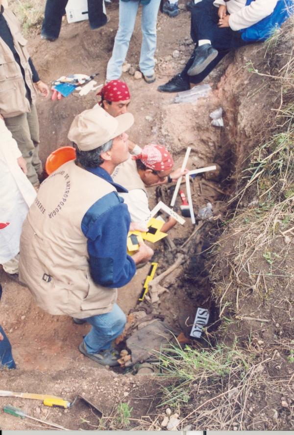 Exhumacion de Restos en Chuschi