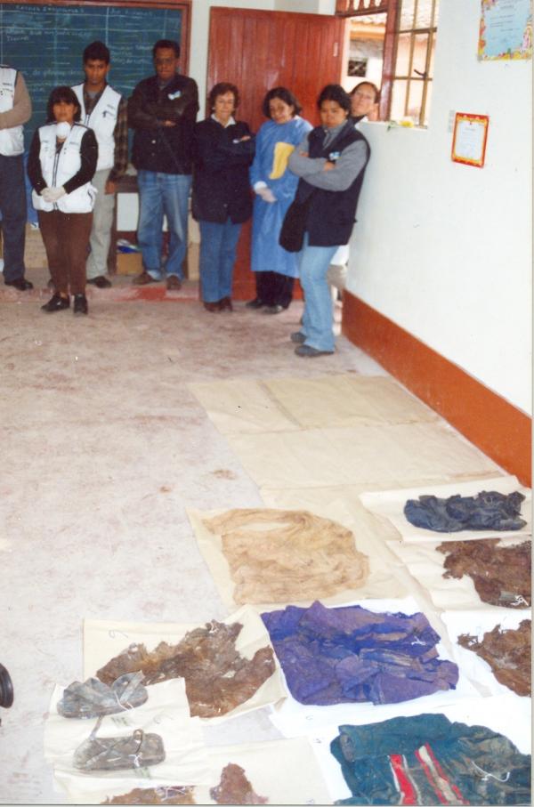 Reconocimiento de Restos en Chuschi