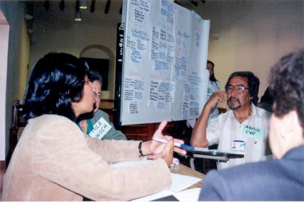 Taller de salud mental en la sede sur andino en Huamanga