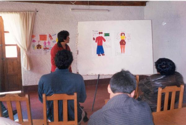 Taller de salud mental y género a personal de la sede sur andino en Abancay