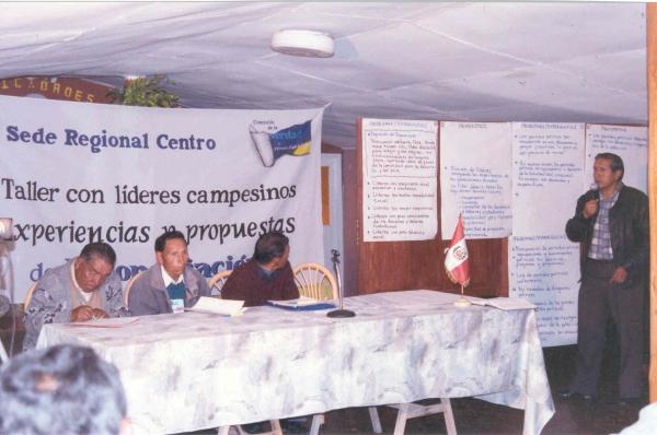 Taller de reconciliación con líderes argentinos en Huancayo