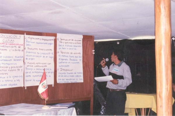 Taller de reconciliación con líderes argentinos en Huancayo