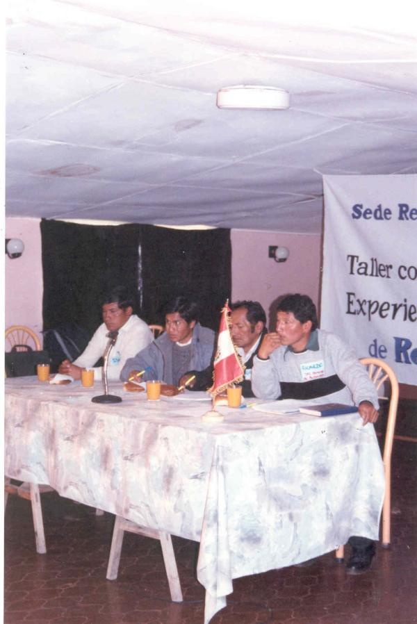 Taller de reconciliación con líderes argentinos en Huancayo