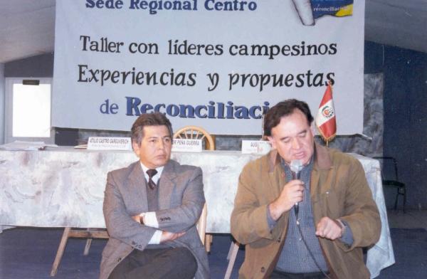 Taller de reconciliación con líderes argentinos en Huancayo