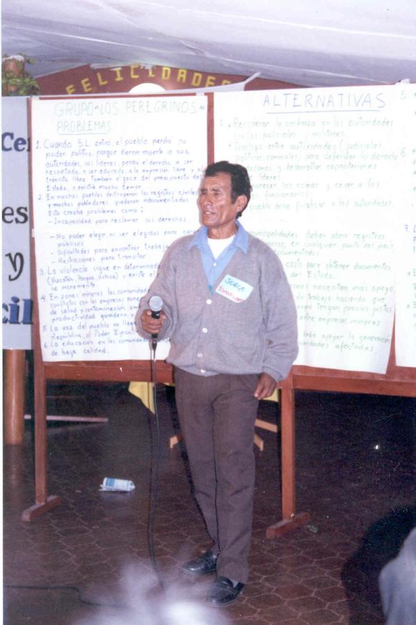 Taller de reconciliación con líderes argentinos en Huancayo