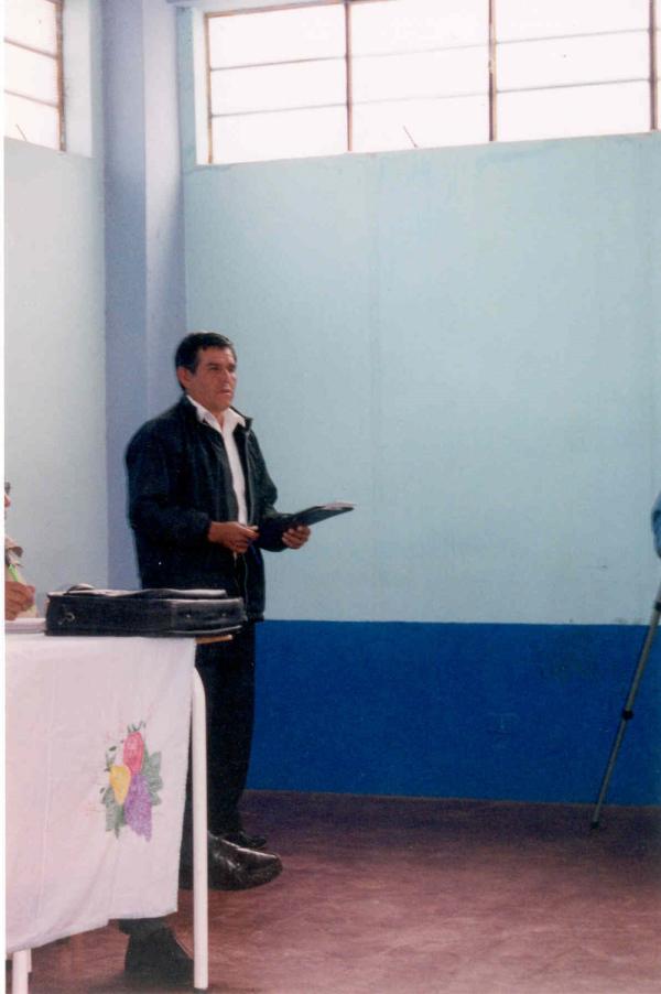 Taller con los comités de autodefensa en Huanta