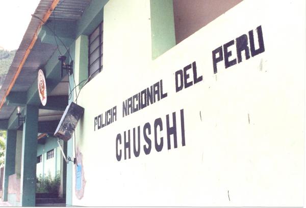 Traslado de restos a la comisaria de Quispillacta - Ayacucho