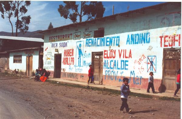 Visita de la Comisión de la Verdad y Reconciliación a Uchuraccay