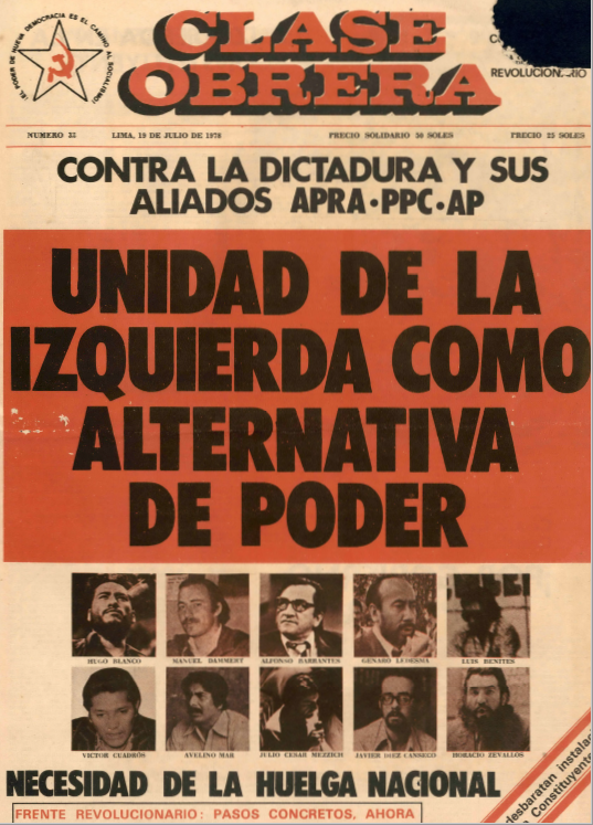 Unidad de la izquierda como alternativa de poder
