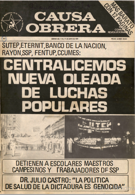 Centralicemos nueva oleada de luchas populares