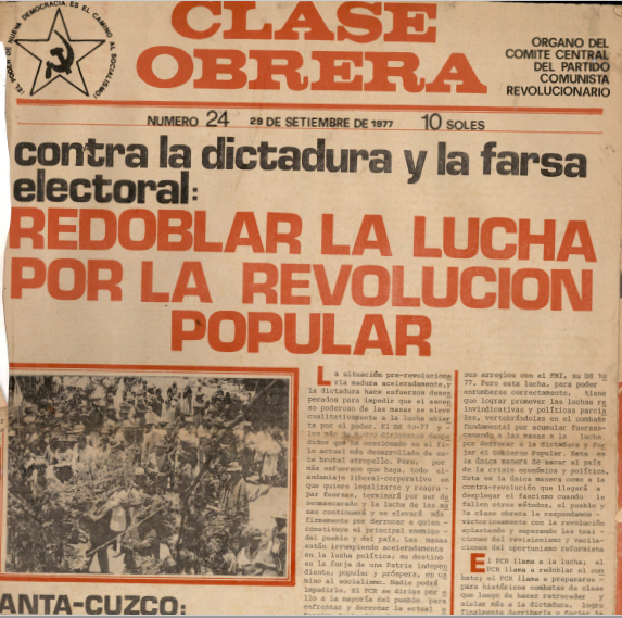 Redoblar la lucha por la revolución popular