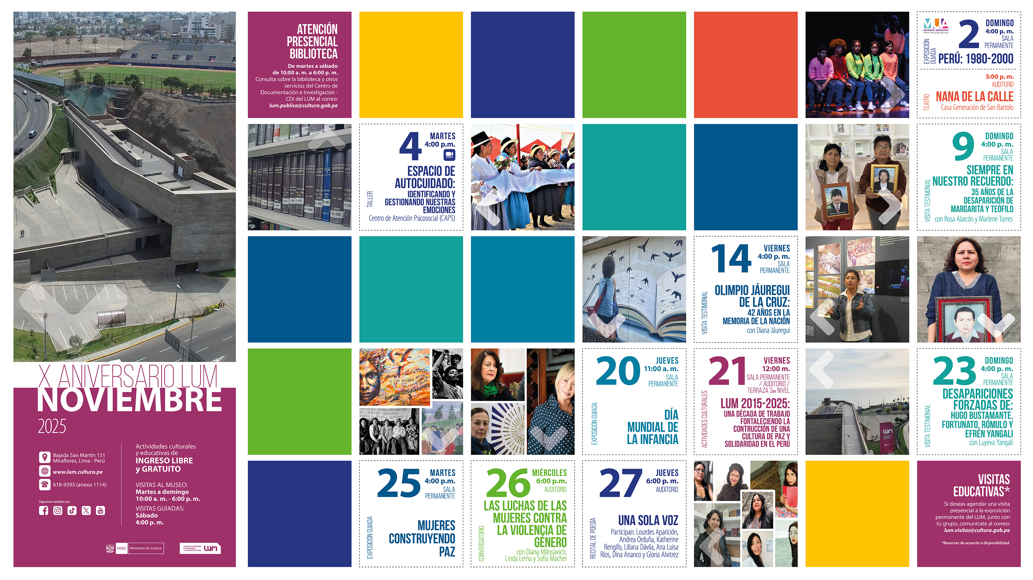 Agenda LUM noviembre 2025