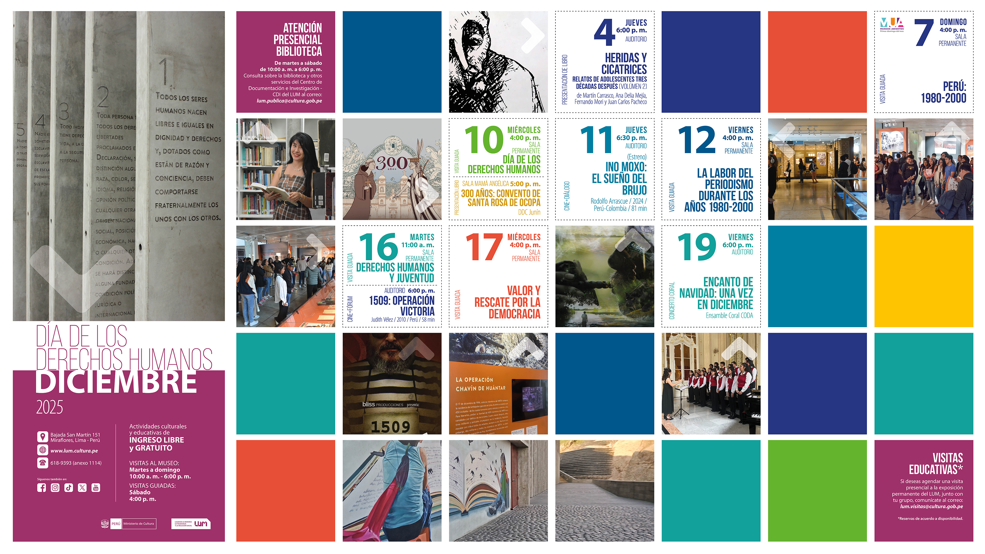 Agenda LUM diciembre 2025