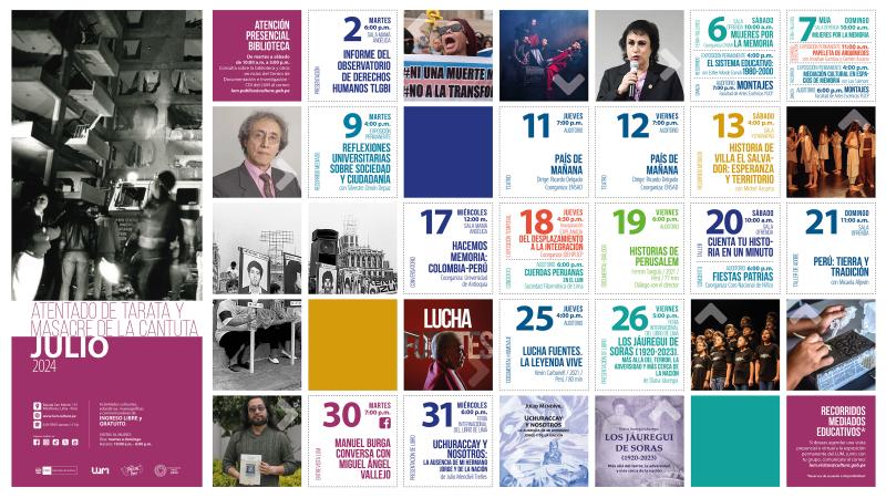 Agenda LUM julio 2024