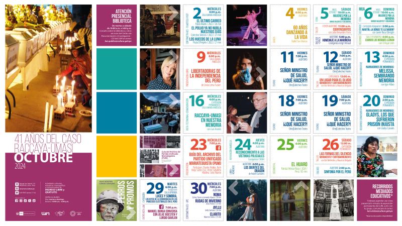 Agenda LUM octubre 2024