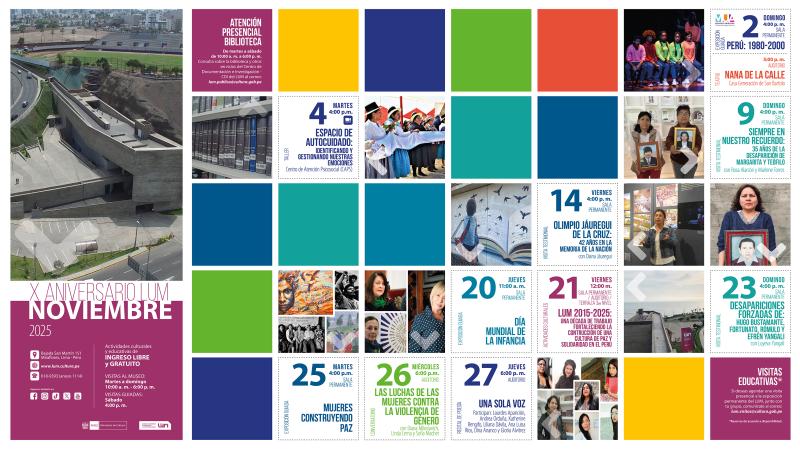 Agenda LUM noviembre 2025